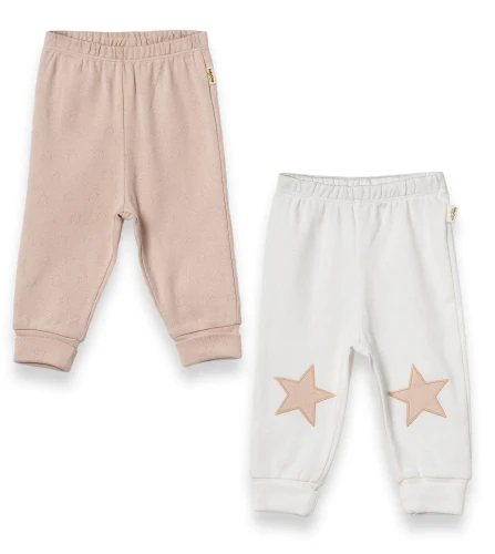 Pantaloni BabyCosy Ivory & Beige, 2 buc. (18-24L) cumpăra în Chișinau