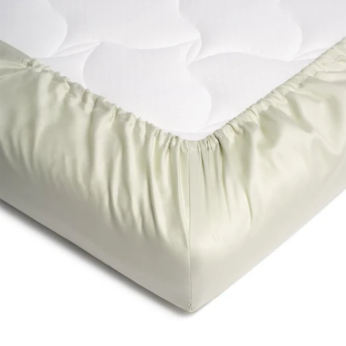 Cearsaf de pat pe elastic Perina Sateen Premium Fistic, 120x60 cm cumpăra în Chișinau