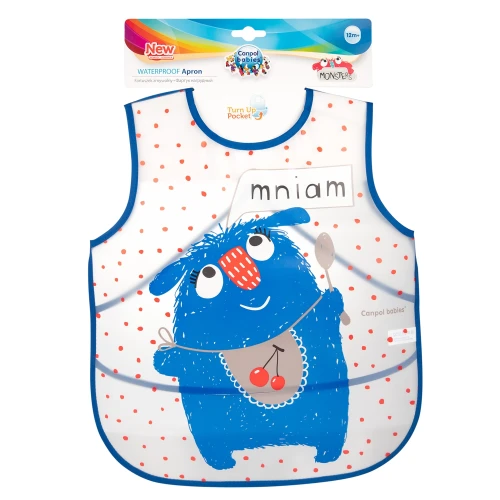 Слюнявчик-фартук Canpol babies Monsters 12 мес+ купить в Кишиневе