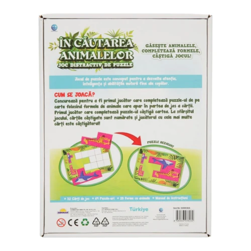 Игра-пазл Noriel В поисках животных, Smile Games, на румынском языке купить в Кишиневе