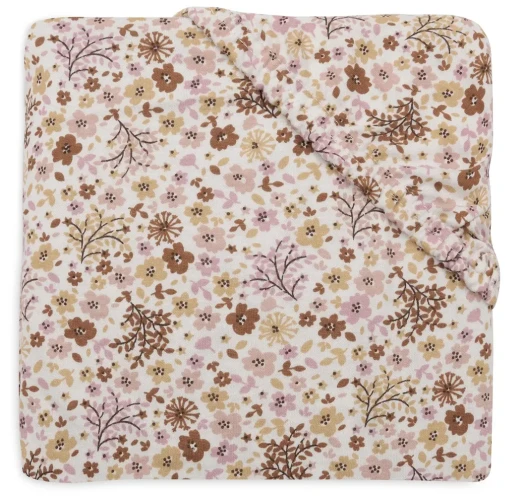 Простыня на резинке Jollein Jersey Flower Fairies, 120x60 см купить в Кишиневе