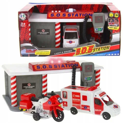 Set Garaj Pompieri Essa Toys (lumină, sunet, rație) cumpăra în Chișinau