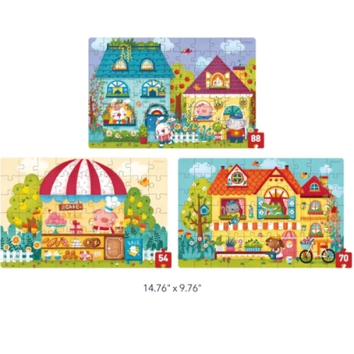 Puzzle Mideer Fairy Tale Town, 212 elemente cumpăra în Chișinau