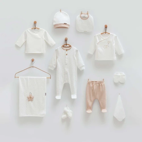 Set din 10 piese Caramell Basic Ivory & Somon (1-3L) cumpăra în Chișinau