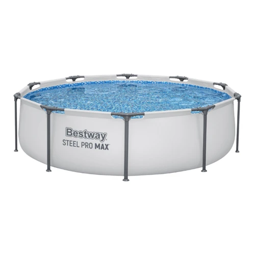 Piscină cu cadru metalic Bestway Steel Pro Max Round 305x76 cm, 4678 litri, cu pompă de filtrare cumpăra în Chișinau