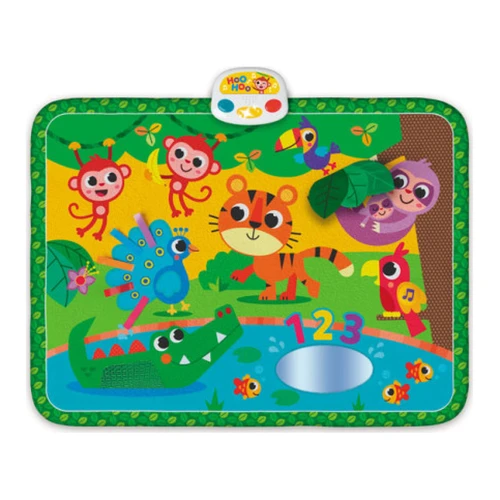 Музыкальный коврик для малышей Kids Hits Jungle Pals, Друзья из джунглей, 80 x 60 см купить в Кишиневе