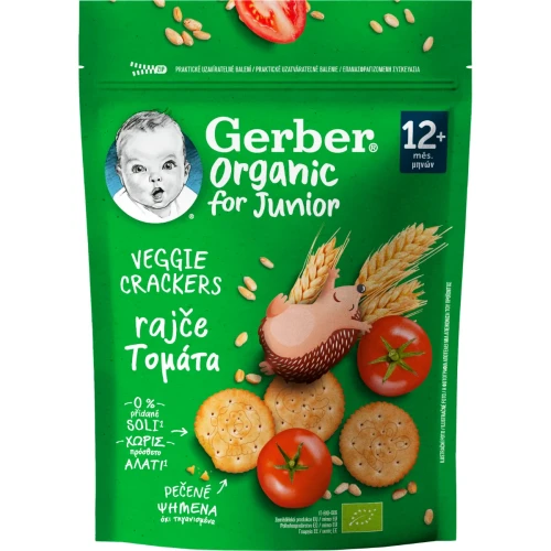 Крекеры Gerber Organic с томатами (12 мес+), 100 гр купить в Кишиневе