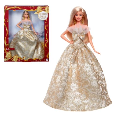 Păpușă de colecție Barbie Holiday 2025 blondă, 32 cm cumpăra în Chișinau