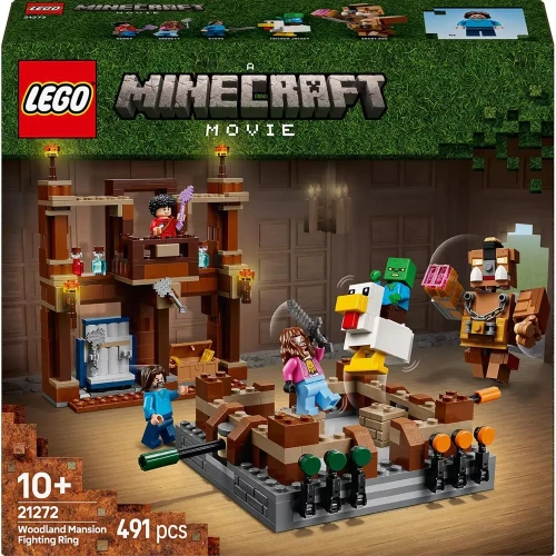 Set construcție Lego Minecraft Woodland Mansion Fighting Ring, 491 elemente cumpăra în Chișinau