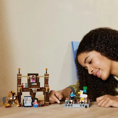 Set construcție Lego Minecraft Woodland Mansion Fighting Ring, 491 elemente cumpăra în Chișinau