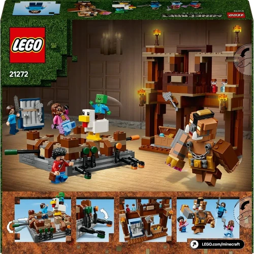 Set construcție Lego Minecraft Woodland Mansion Fighting Ring, 491 elemente cumpăra în Chișinau