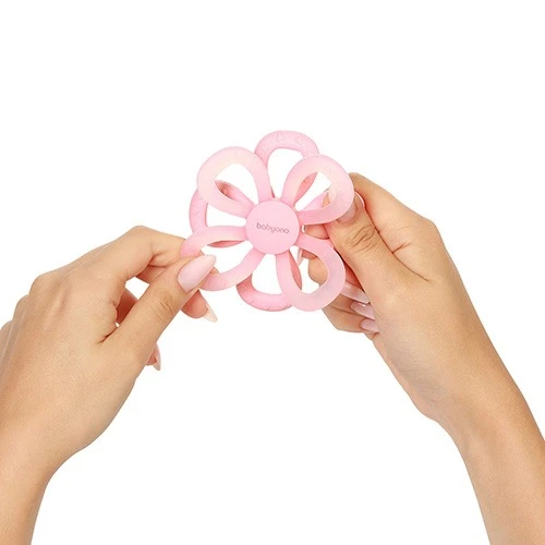 Прорезыватель для зубов BabyOno Flower Pink купить в Кишиневе