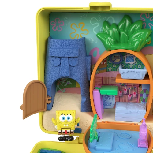Set de joacă Polly Pocket Mattel "SpongeBob" Bikini Bottom Compact cumpăra în Chișinau