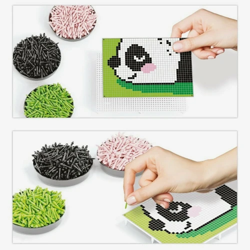 Мозаика Quercetti Pixel Art 4 Kawaii Panda, 4800 элементов купить в Кишиневе