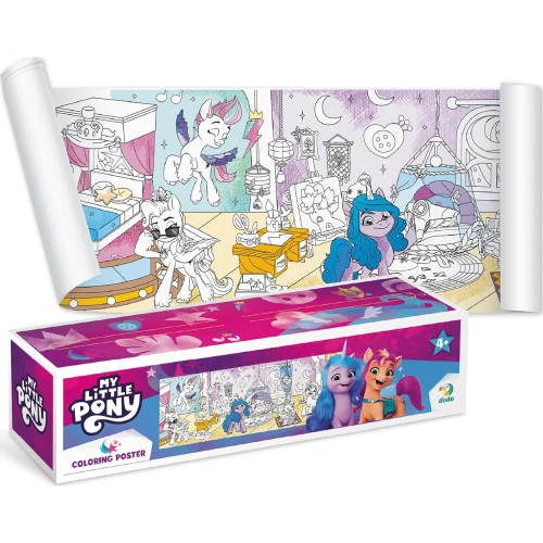 Раскраска-постер Dodo My Little Pony «Стильные подружки», 70 × 16 см купить в Кишиневе