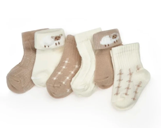 Ciorapei BabyCosy Beige, 6 buc. (12-24L) cumpăra în Chișinau
