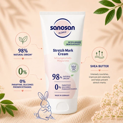 Крем Sanosan Mama против растяжек, 175 мл купить в Кишиневе