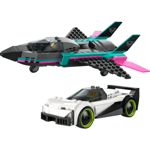 Set construcție Lego City Jet vs Car, 259 elemente cumpăra în Chișinau