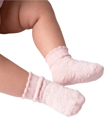 Ciorapei BabyCosy Ivory & Pink, 6 buc. (0-6L) cumpăra în Chișinau