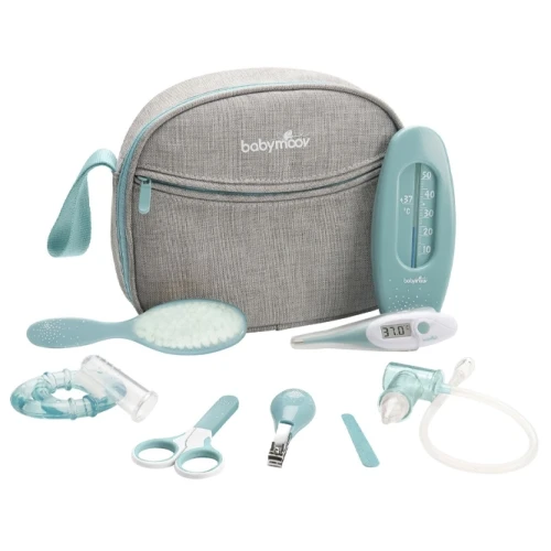 Set pentru îngrijirea bebelușului Babymoov Grooming Set Aqua, 9 piese cumpăra în Chișinau