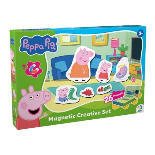 Set de creație Dodo Joc de dezvoltare cu tablă magnetică, seria Purcelușa Peppa, 26 elemente cumpăra în Chișinau
