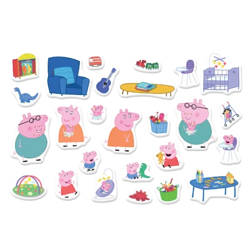 Set de creație Dodo Joc de dezvoltare cu tablă magnetică, seria Purcelușa Peppa, 26 elemente cumpăra în Chișinau