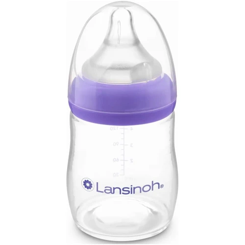 Set de biberoane pentru bebeluși din polipropilenă Lansinoh NaturalWave, 160 ml, 60 ml, 2 buc. cumpăra în Chișinau
