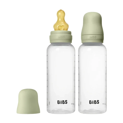 Biberon pentru bebeluși din plastic Bibs Latex Sage, 270 ml, 2 buc. cumpăra în Chișinau
