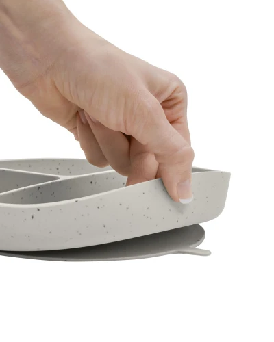 Тарелка секционная Kikkaboo Platinum Silicone Sand купить в Кишиневе