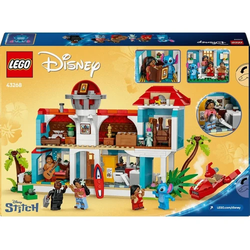 Set construcție Lego Disney Lilo and Stitch Beach House, 834 elemente cumpăra în Chișinau