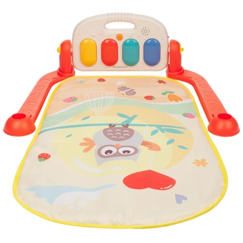Детский коврик KikkaBoo Happy Owl Orange, 58x75x40 cм купить в Кишиневе