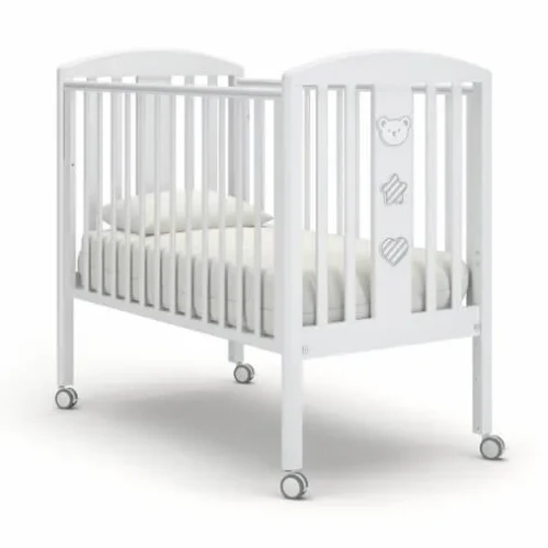 Детская кроватка на колесах Дени Люкс Gandylyan белый купить в Кишиневе