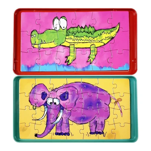 Магнитный пазл Toys Outlet The Purple Cow, 18 и 28 деталей купить в Кишиневе