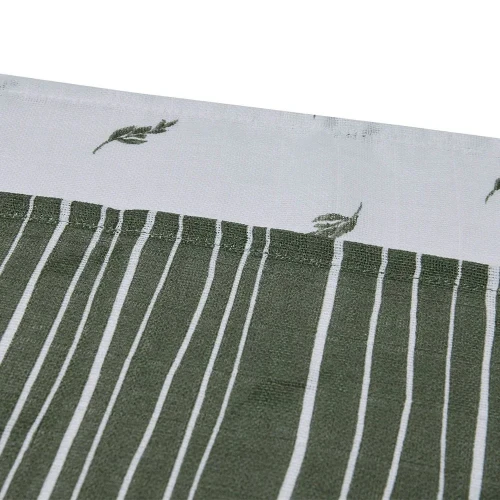 Пелёнки из муслина Jollein Stripe & Olive Leaf Green GOTS (70x70 см), 2 шт. купить в Кишиневе