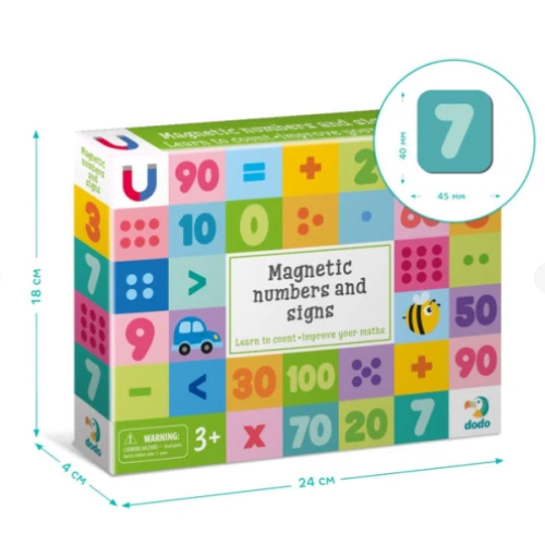 Set de creație Dodo Joc magnetic Cifre și semne, 68 elemente cumpăra în Chișinau