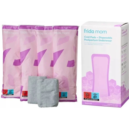 Absorbante postnatale Frida Mom racoritoare, 4 buc. + 2 chilotei postnatali cumpăra în Chișinau