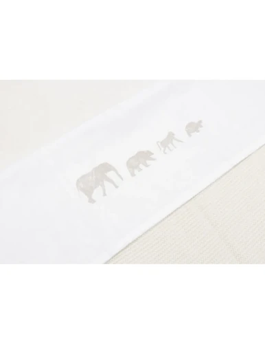 Простыня для детской кроватки Jollein Animals Nougat, 75x100 см купить в Кишиневе