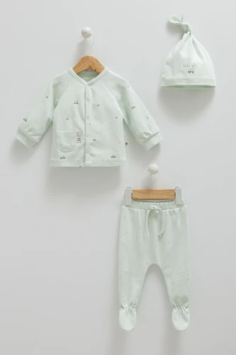 Set din 3 piese Caramell Flaying Cars Turquoise (6-9L) cumpăra în Chișinau