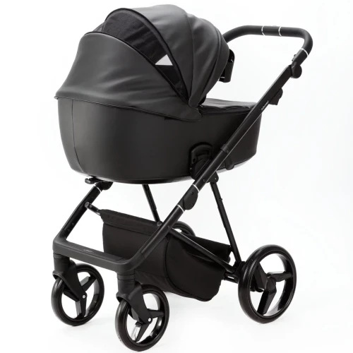 Коляска 2 в 1 Adamex Blanc Deluxe Black купить в Кишиневе