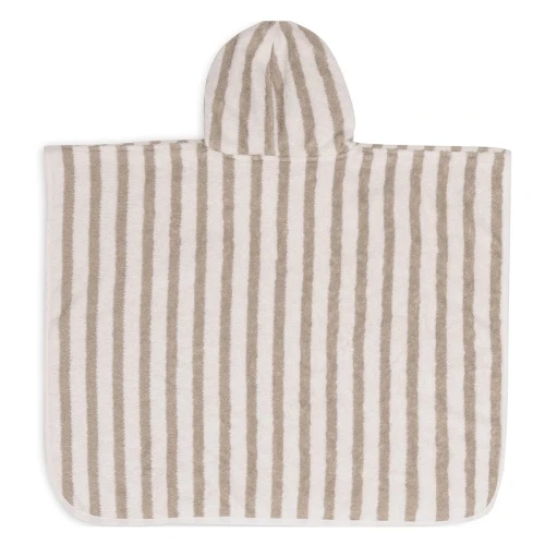 Prosop de baie Jollein Poncho Stripe Terry Olive Green, 60x63 cm cumpăra în Chișinau