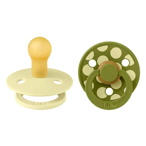Круглые латексные соски Bibs Polka Luna & Wasabi (6-18 мес.), 2 шт. купить в Кишиневе