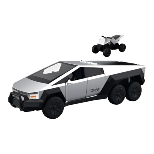 Mașinuță Wenyi Cybertruck cu șase roți, cu fricțiune (lumini/sunete), scara 1:16 cumpăra în Chișinau