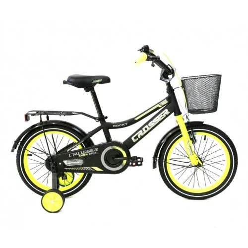 Bicicletă Crosser C13 Grey/Yellow, roți 16" cumpăra în Chișinau