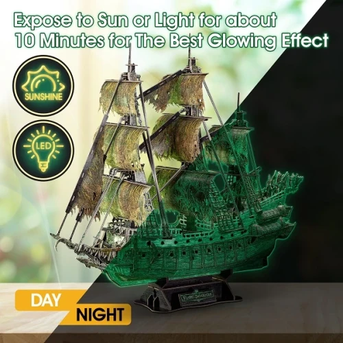 Puzzle 3D Cubic Fun Flying Dutchman Green, 360 elemente cumpăra în Chișinau
