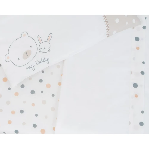 Комплект в кроватку 2 предметов Kikkaboo My Teddy Бежевый купить в Кишиневе