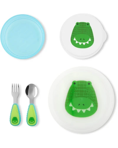Set de masă cu 5 piese Skip Hop Zoo Crocodile cumpăra în Chișinau