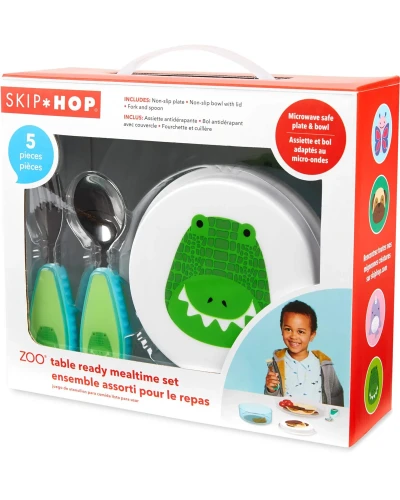 Set de masă cu 5 piese Skip Hop Zoo Crocodile cumpăra în Chișinau