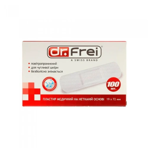 Эмпластырь Dr. Frei Nonwoven, 19 × 72 мм, 100 шт. купить в Кишиневе