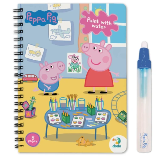Set de colorat Dodo cu apă Peppa, seria Peppa Pig, 8 pagini cumpăra în Chișinau
