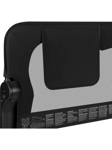 Barieră de protecție pentru pat Lionelo Eva Black Onyx, 150 cm cumpăra în Chișinau
